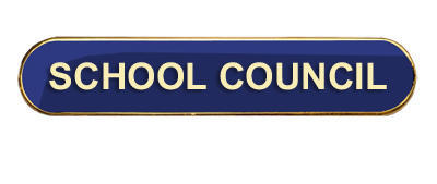 School Council Badge (bar shape)- Blue