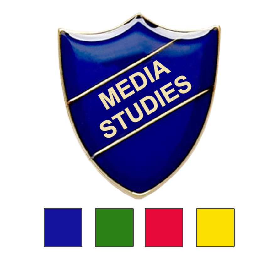 MEDIA STUDIES SCHOOL BADGE SHIELD