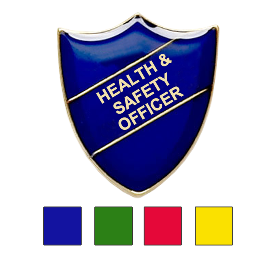 Health and Safety Officer (shield)- Black Rooster School Badges