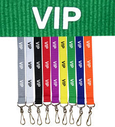 VIP Lanyards in 9 Colours