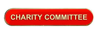CHARITY COMMITTEE BADGE  RED