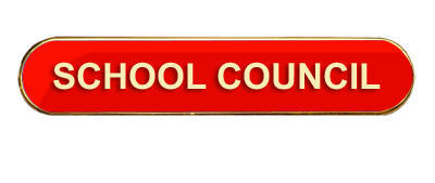 School Council Badge (bar shape)- Red