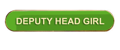 Deputy Head Girl Badge (Bar Shape)- Green