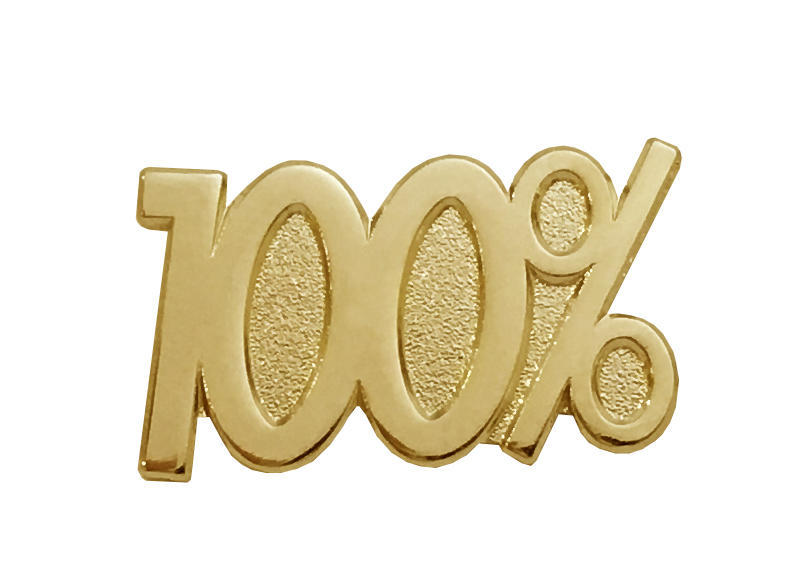 100% Gold Badge