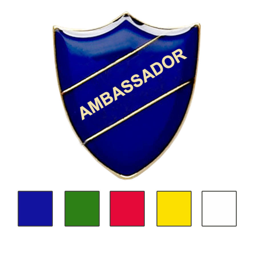 Ambassador Badge- Black Rooster School Badges