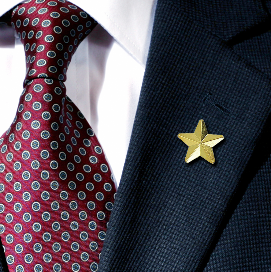 gold star badge