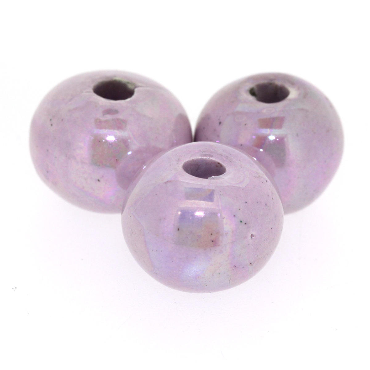 Purple Medium Ceramic Bead