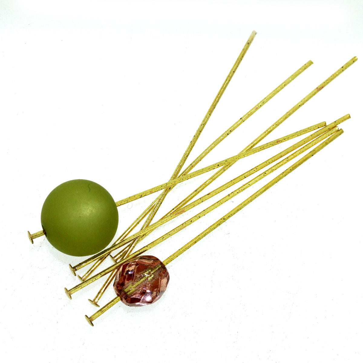 Light Gold Thick Head-Pin Finding