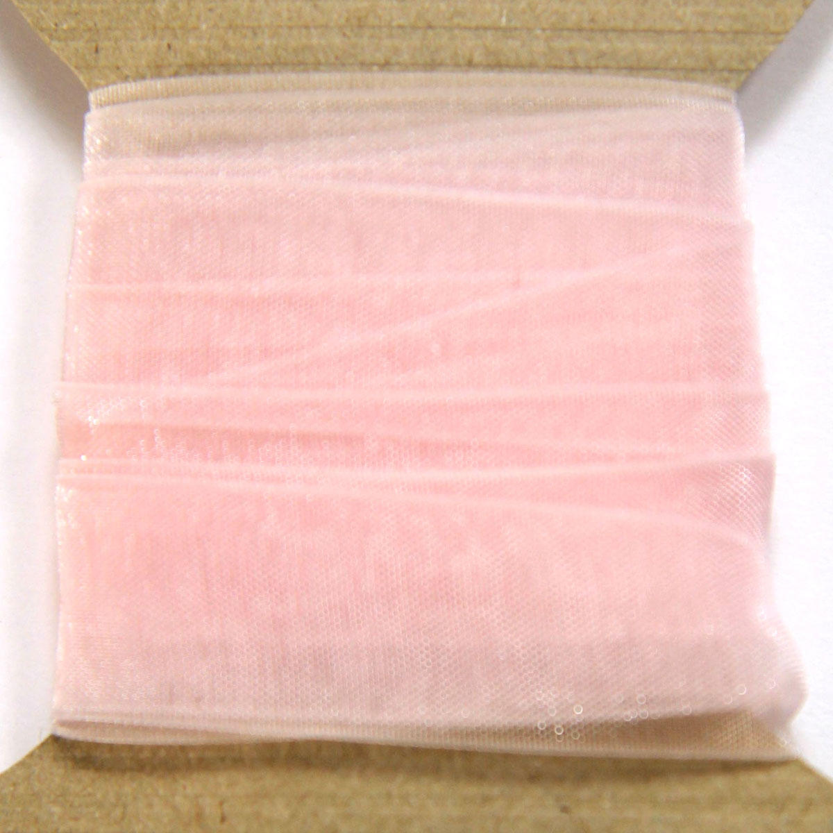 Icy Pink Organza Ribbon Bobbin