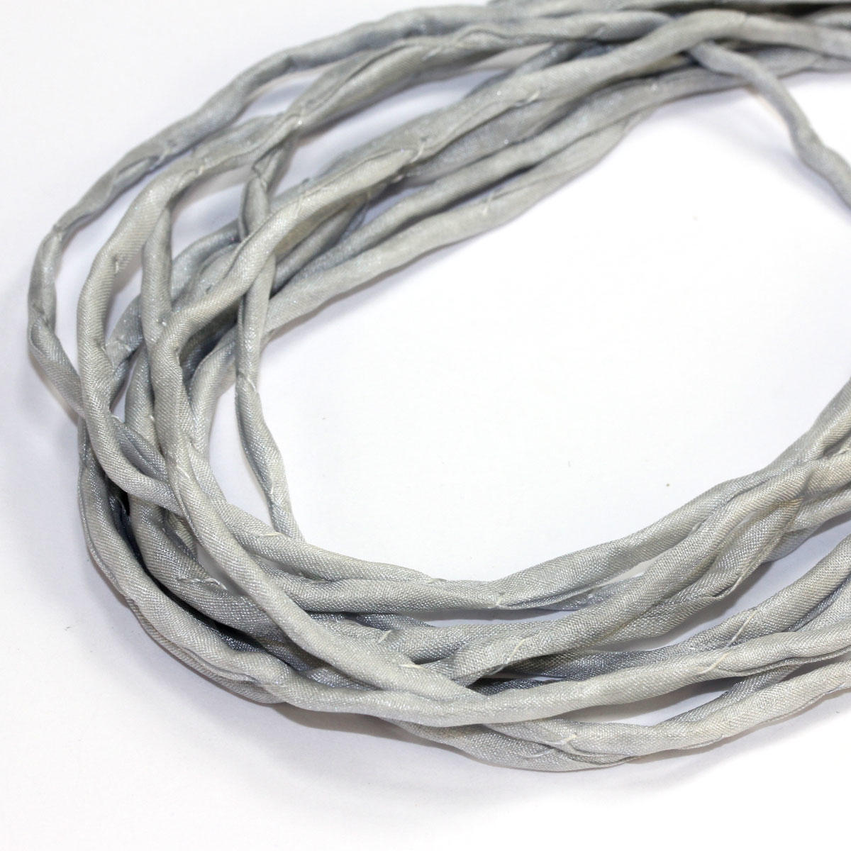 Silk String Light Grey Silver