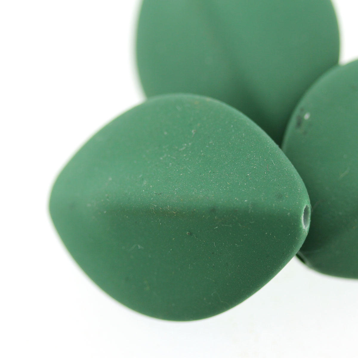 Jade Rounded Diamond Acrylic Bead
