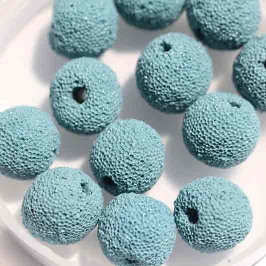 Turquoise Lava Bead 12mm