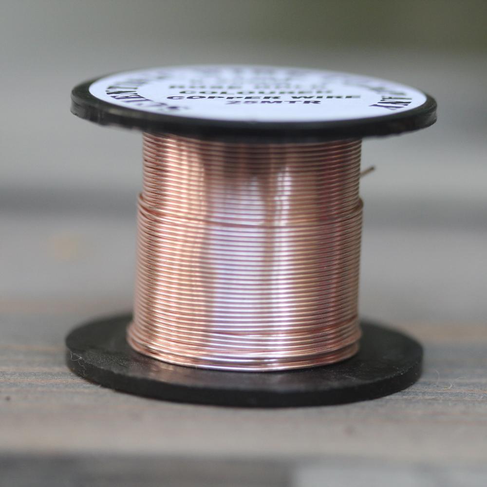 Rose Gold 0.5mm wire