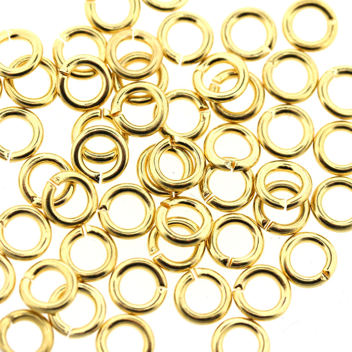 Gold Small Thick Jump-Ring