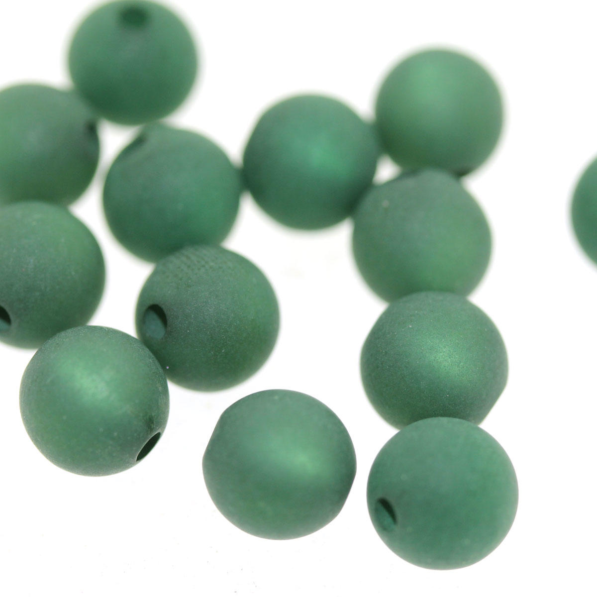 Emerald 8mm Polaris Round Bead