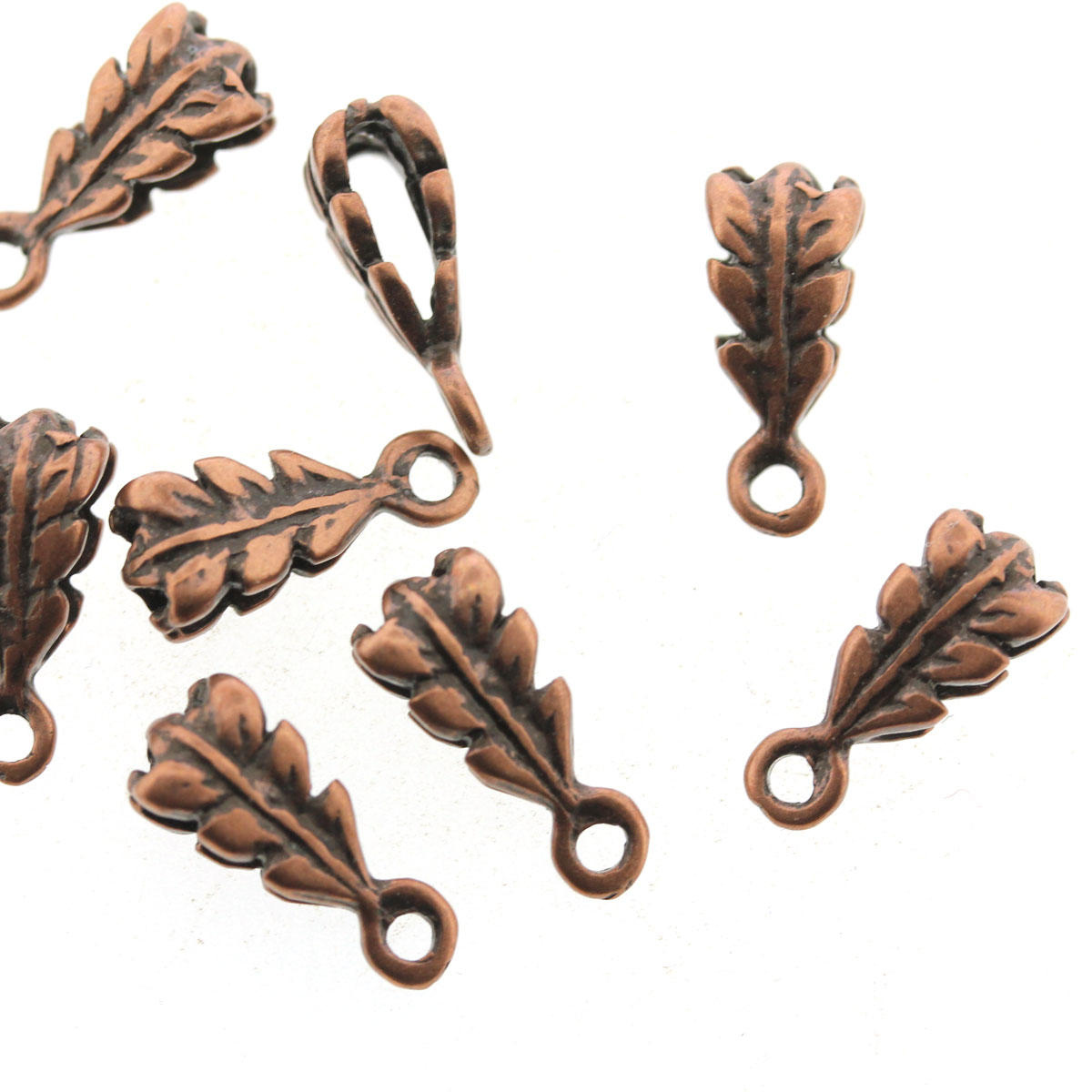 Antique Copper Droppers & Bails