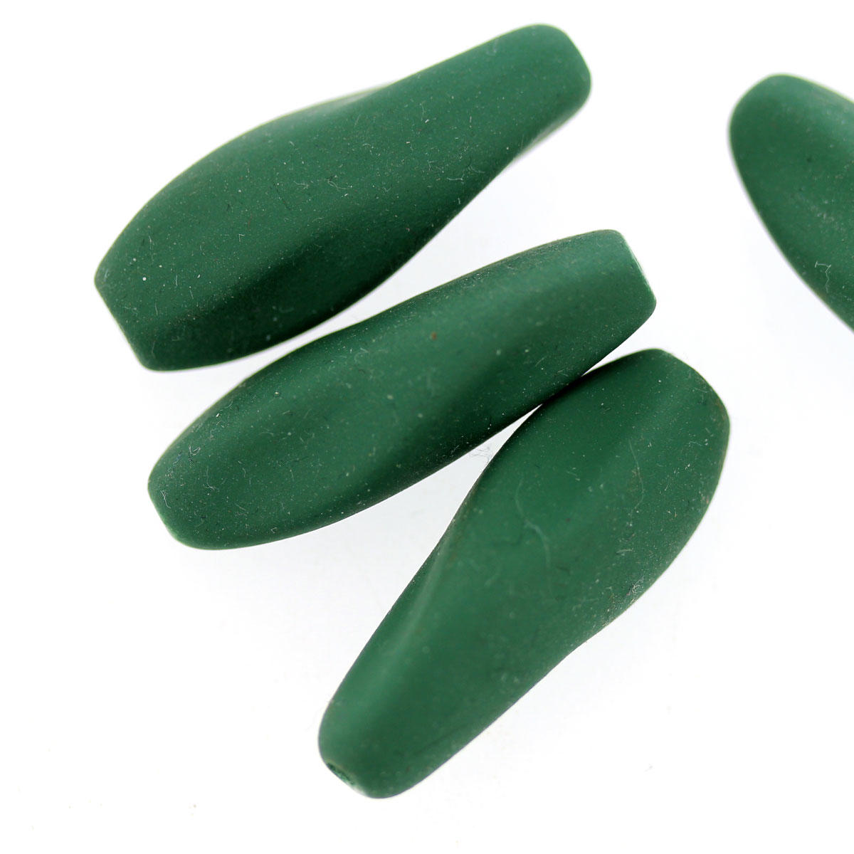 Jade Acrylic Twist Beads