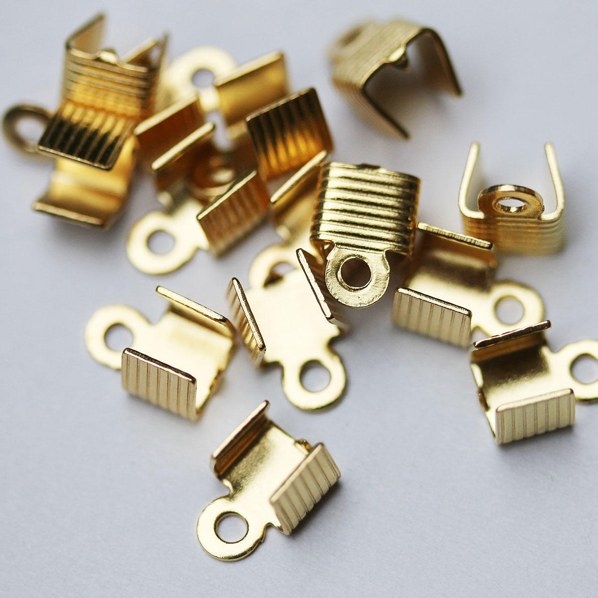 Gold Strong Square Folding Crimp