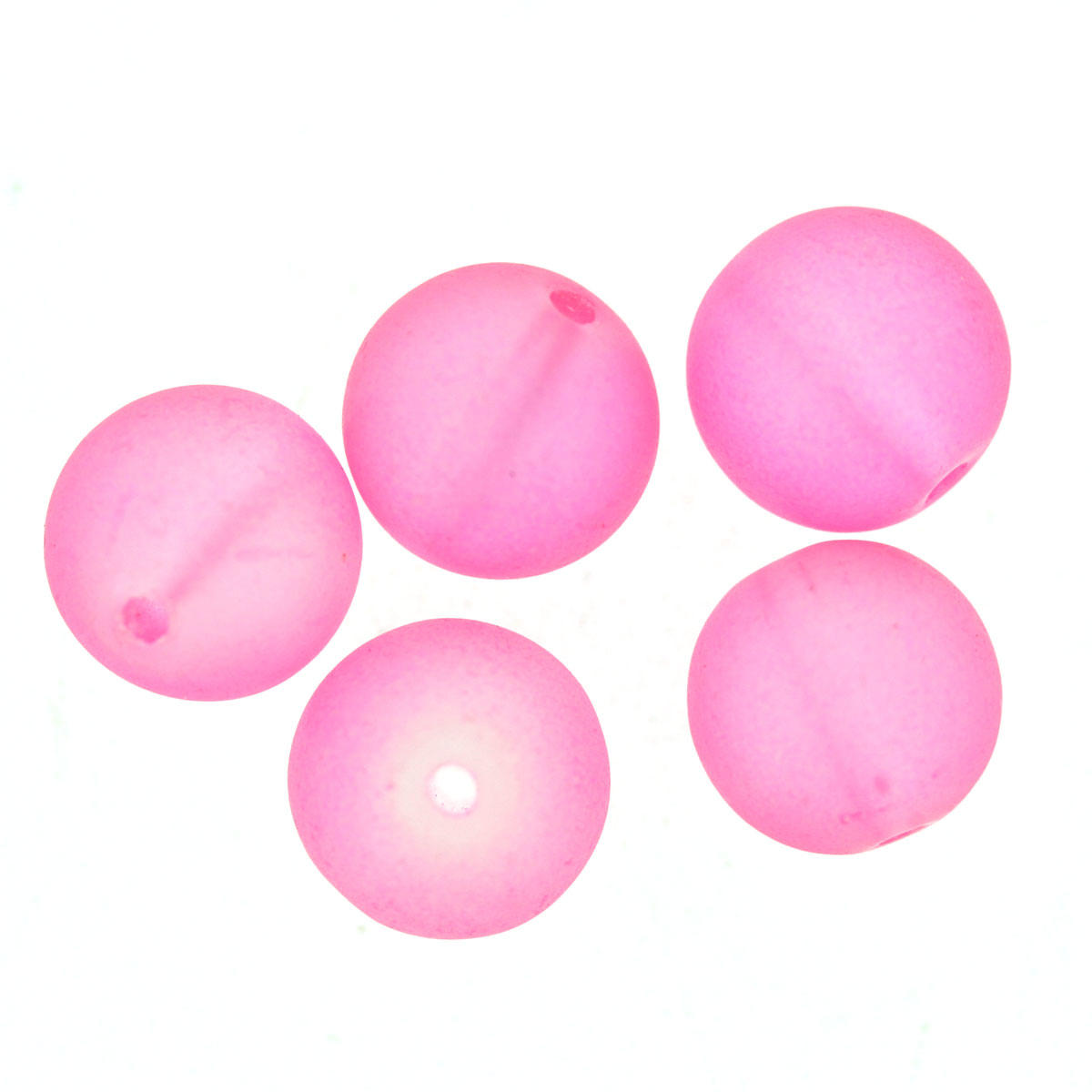 Candyfloss Frosted 12mm Glass Beads - Code 20/1012mm