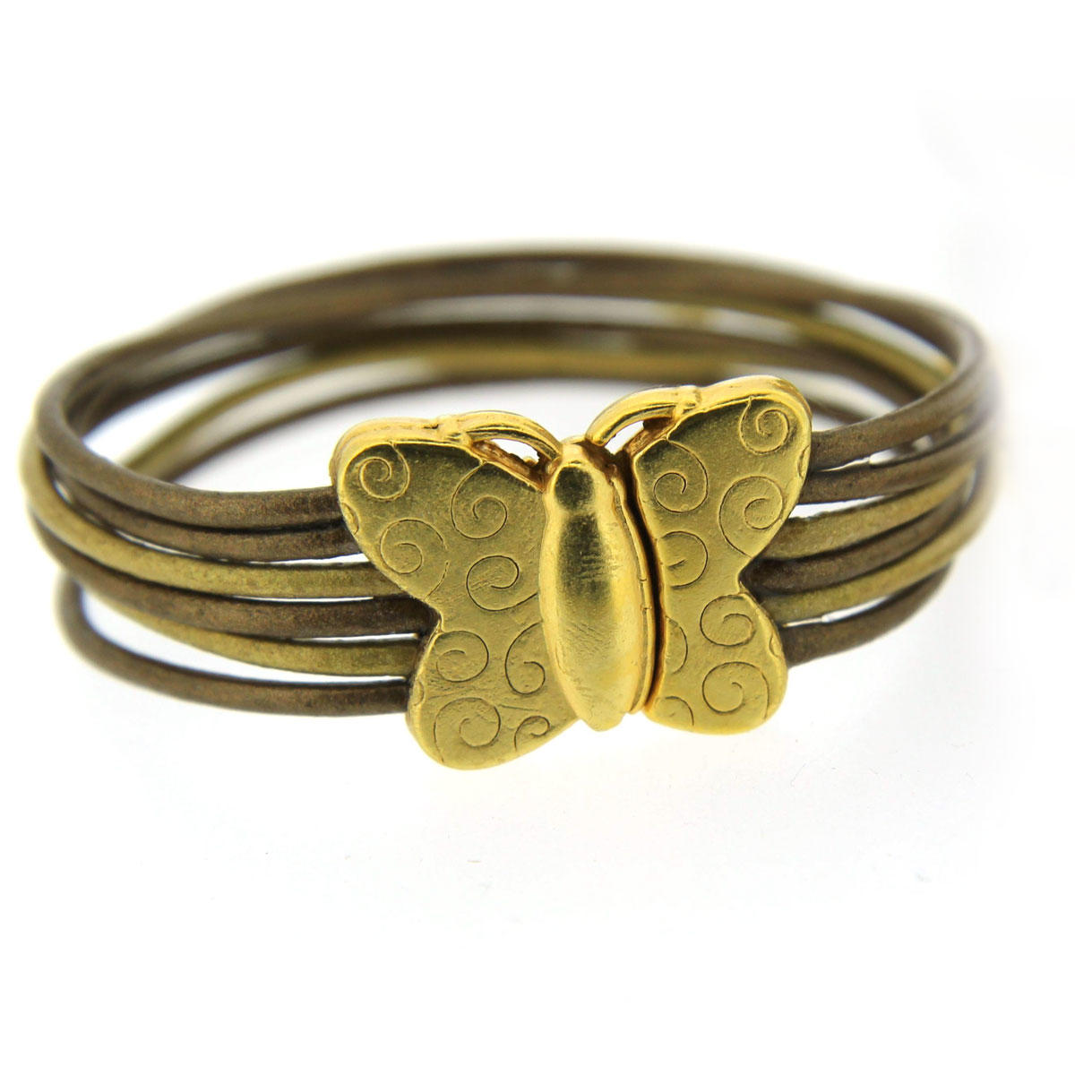 Gold Magnetic Butterfly Clasp 4