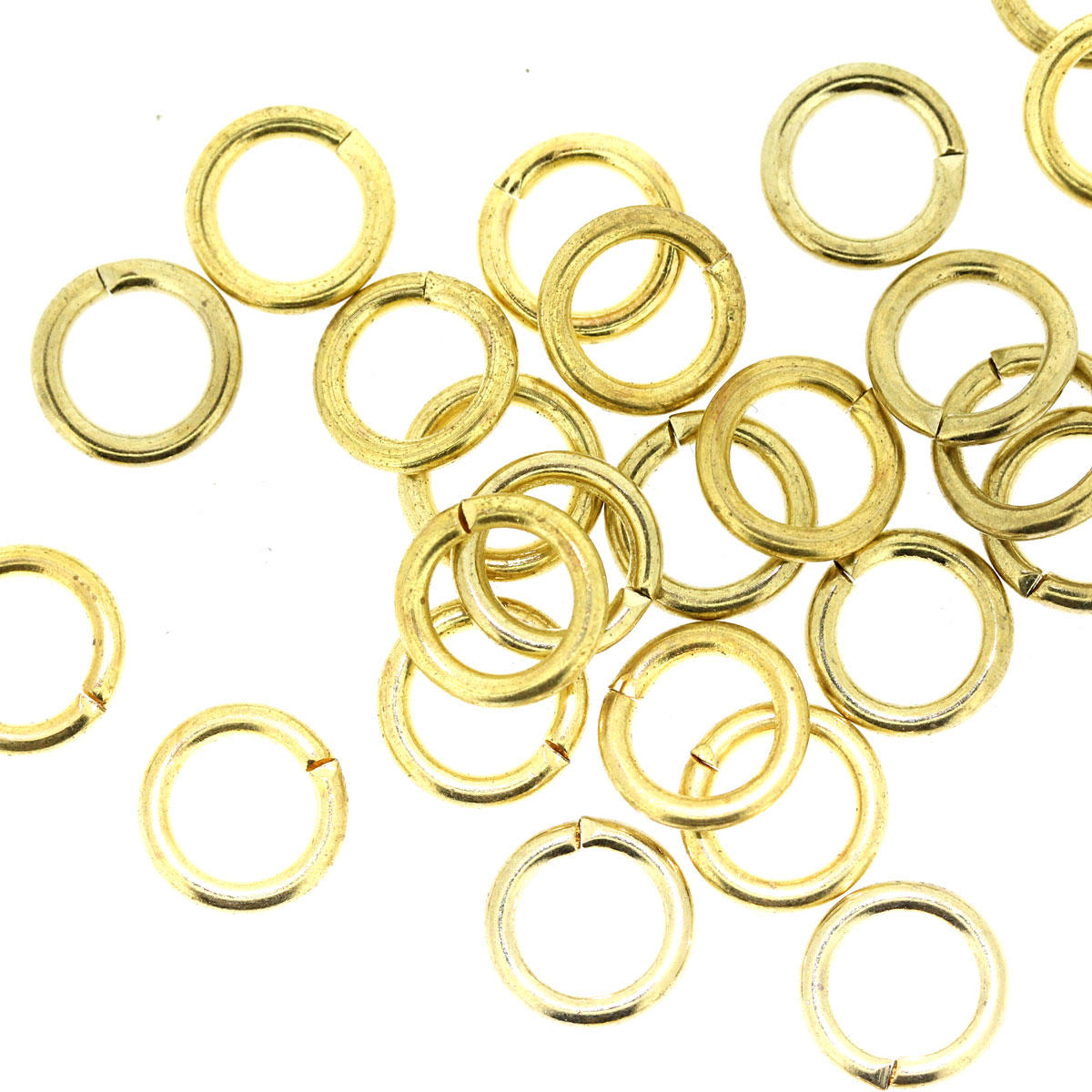 Light Gold 9mm Thick Jump-Ring