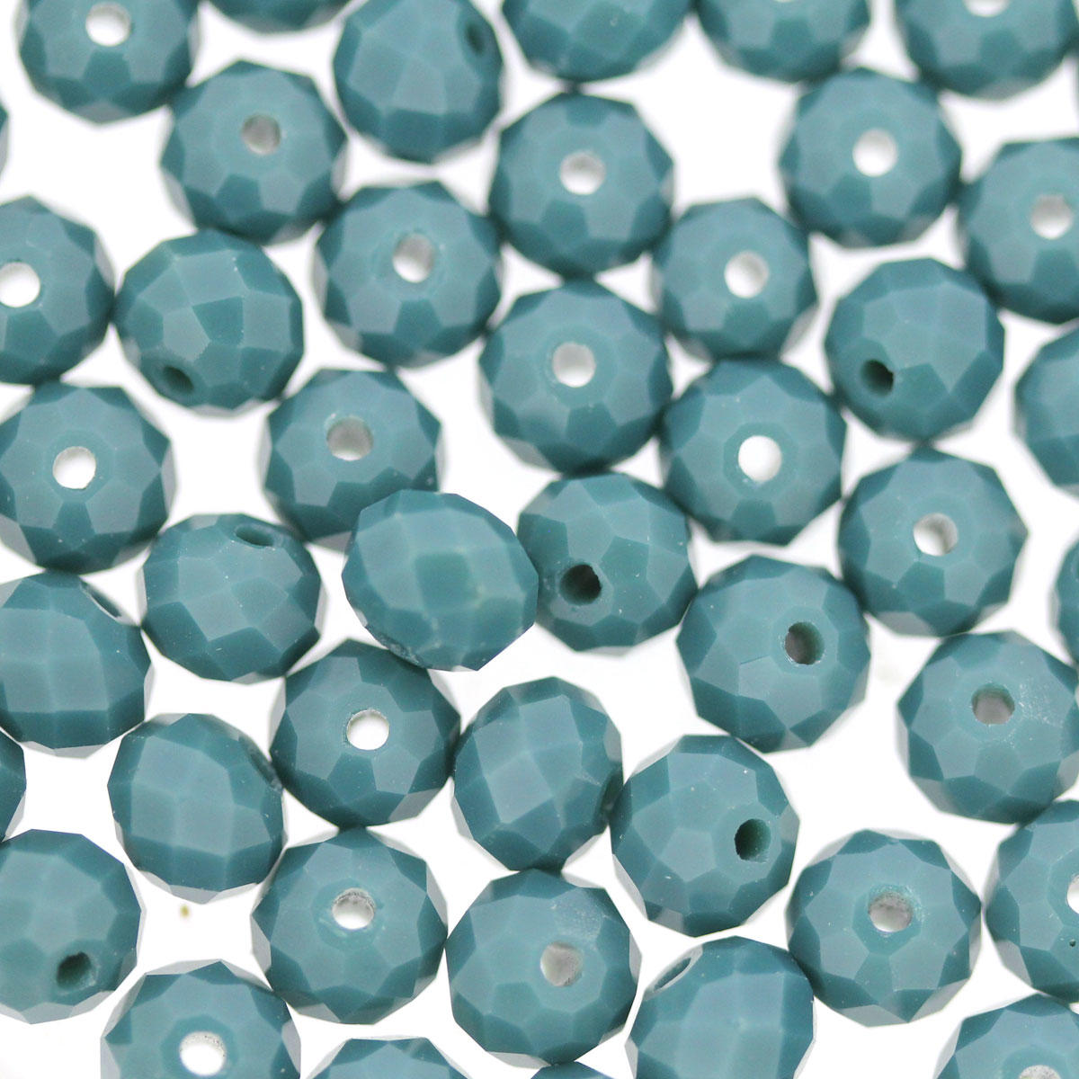 Jade Opaque 6/4mm Glass Cushions Beads