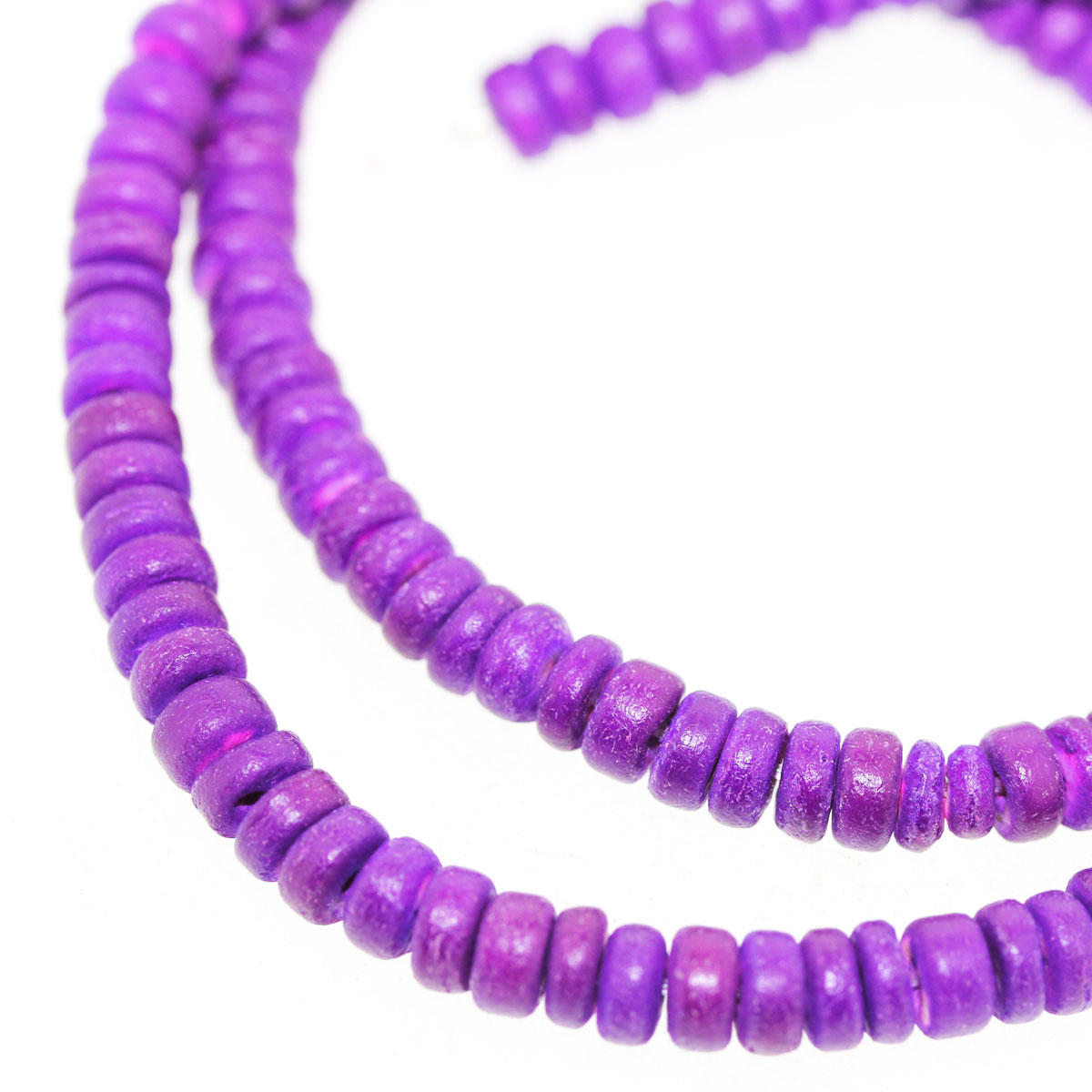 Purple Coco Bead String
