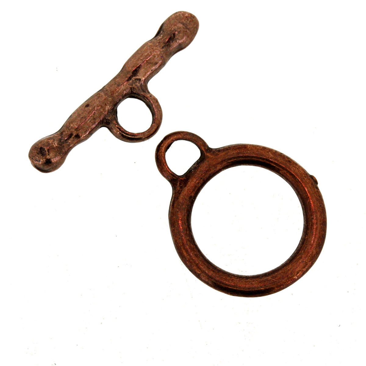 Antique Copper Large Toggle Clasp