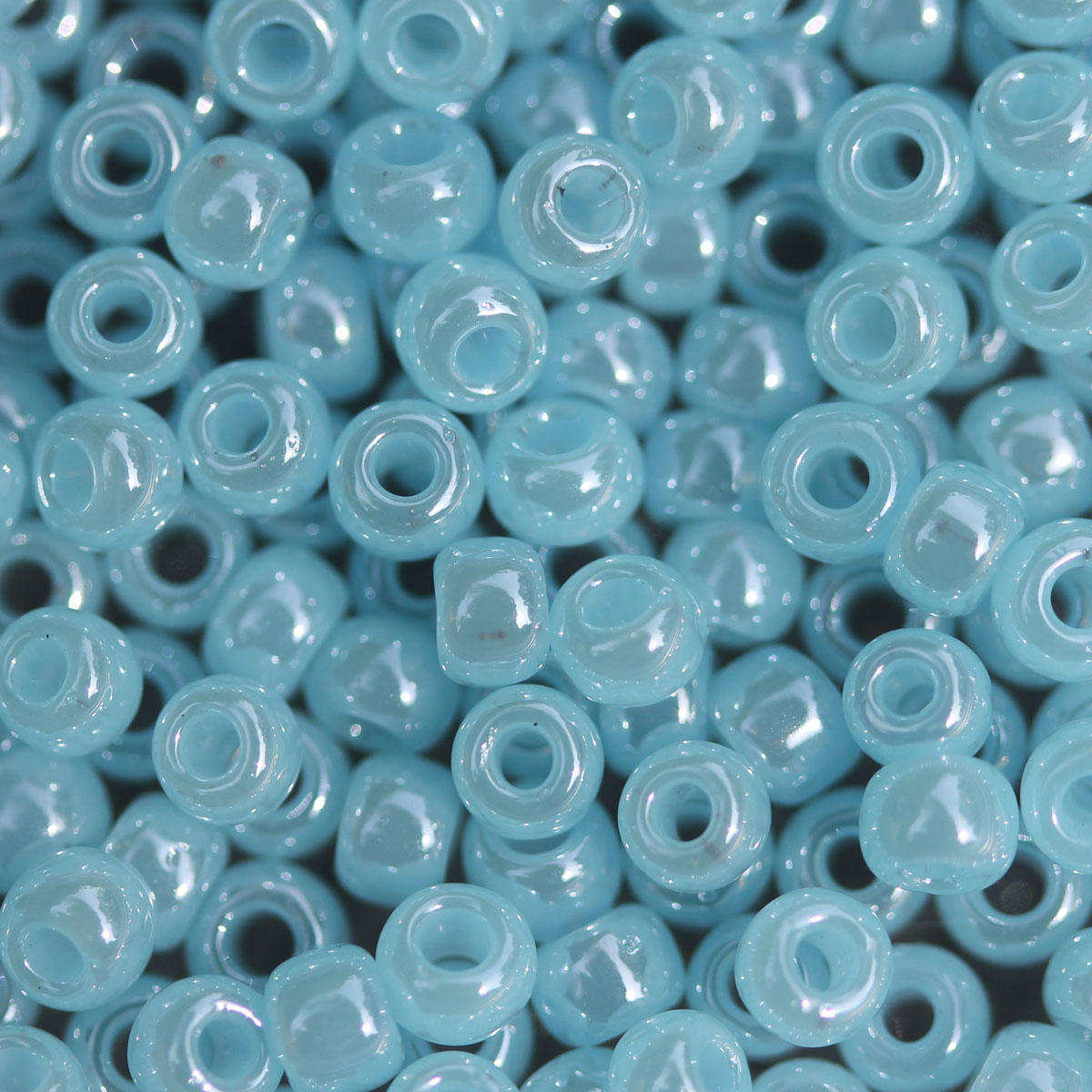 Ceylon Aqua Toho Size 8 Seed Beads