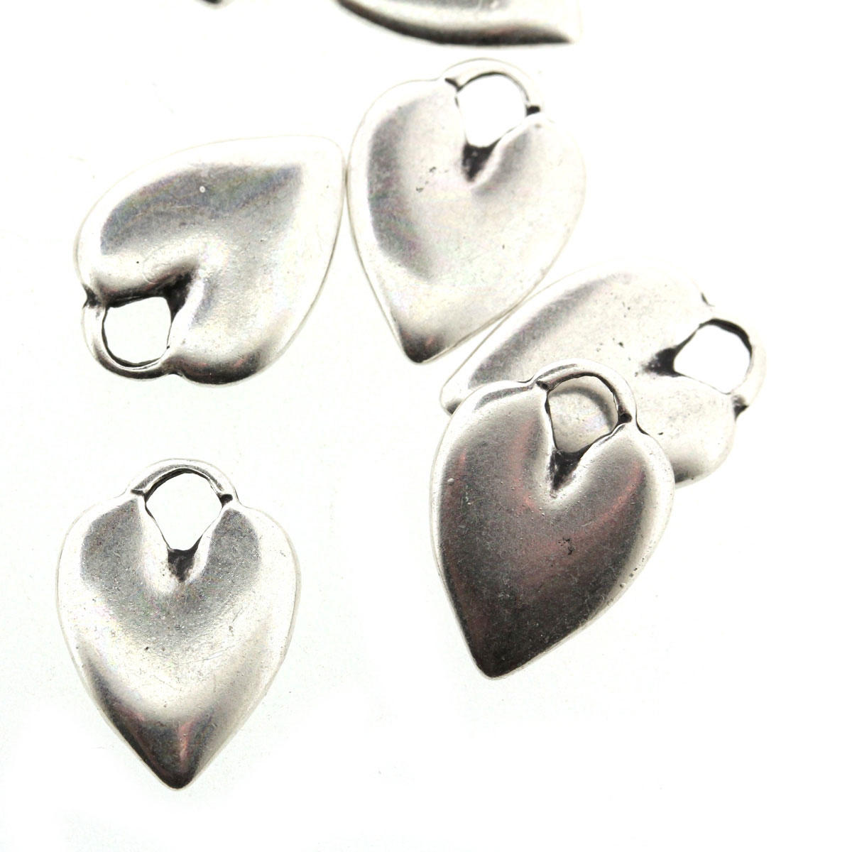 Antique Silver Heart Charm