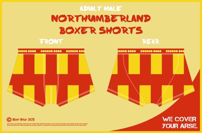 Tackle Bags Adult Male Northumberland Boxer Shorts