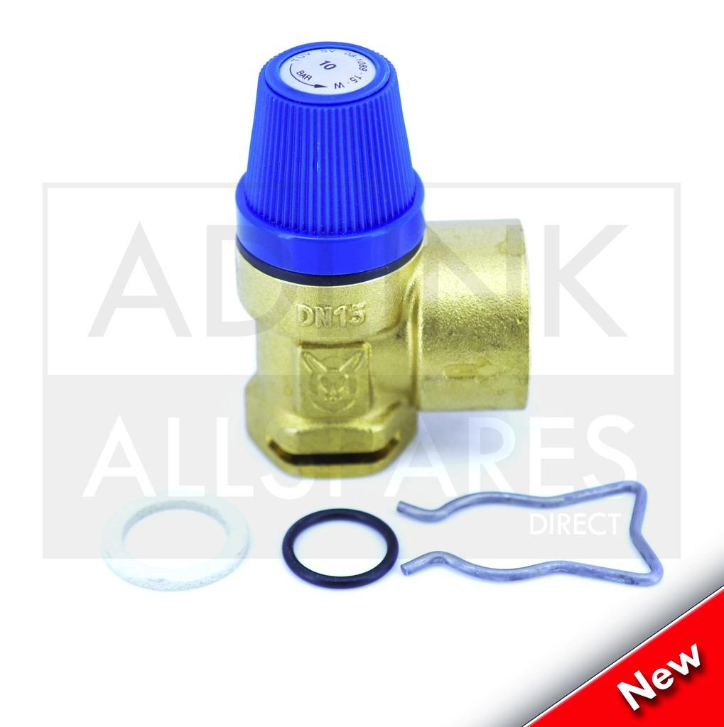 VAILLANT ECOTEC PLUS 937 VUI 376/35 376/55 PRESSURE RELIEF VALVE 10