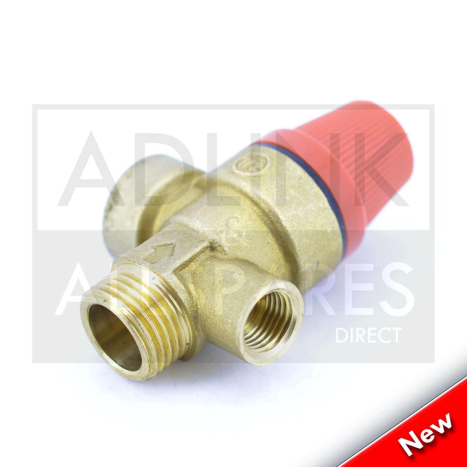 VAILLANT ECOMAX 824 828 835 E PRESSURE RELIEF SAFETY VALVE 190728