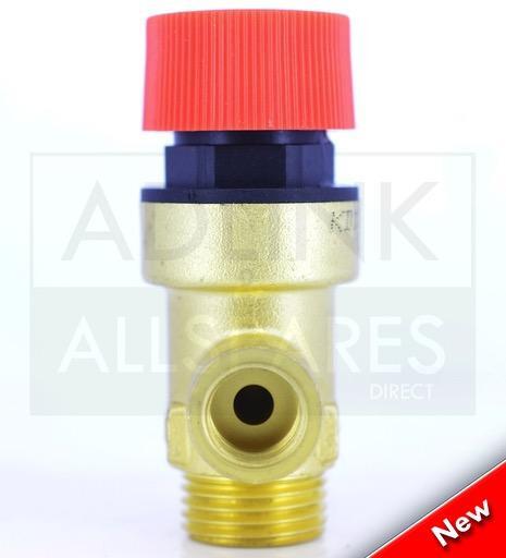 Vaillant 190728 Pressure Relief Valve (Same as MXF with Bypass)