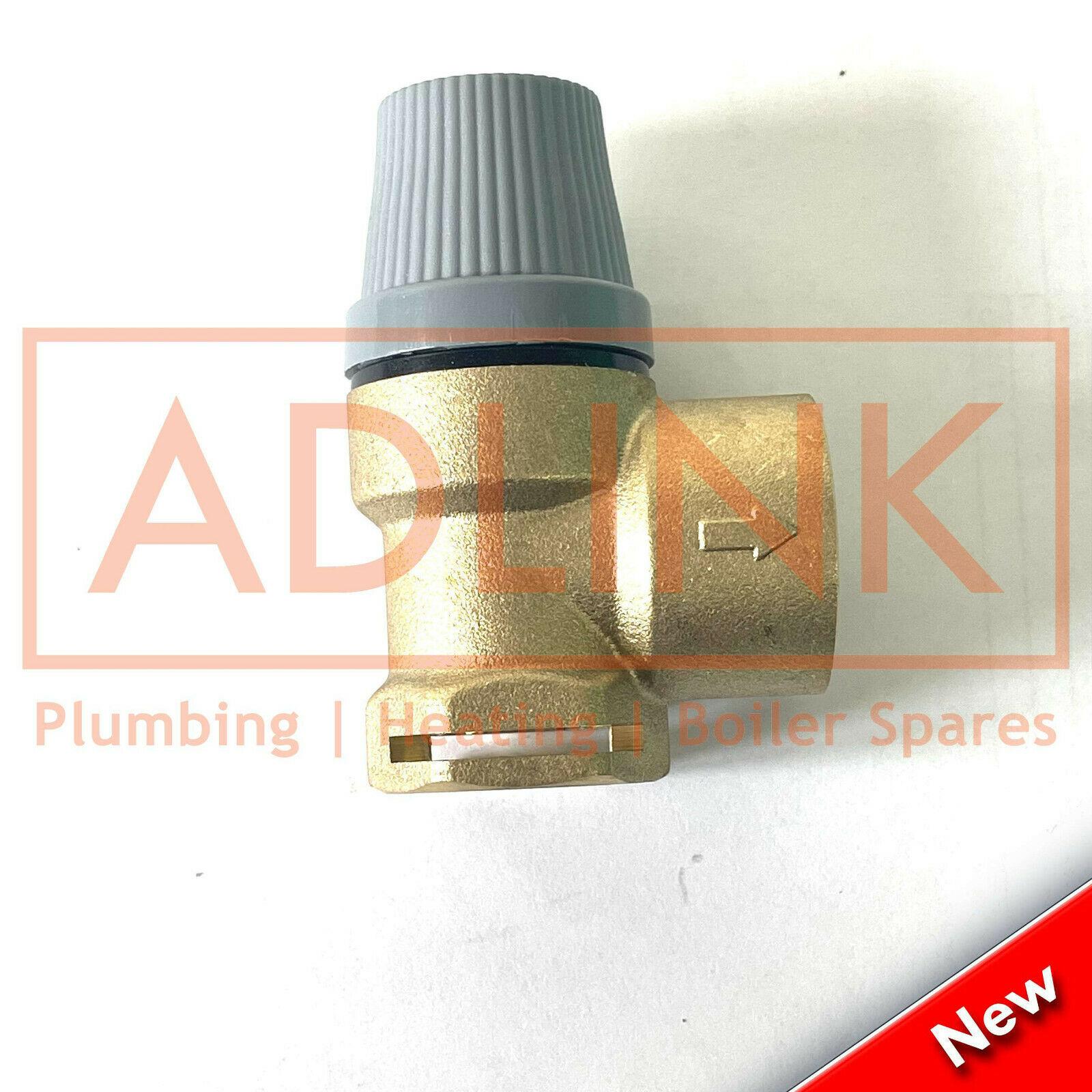 Compatible Con Válvula De Seguridad De Alivio De Presión PRV 190732 Para Vaillant Turbomax Plus 824E 828E Y 837E