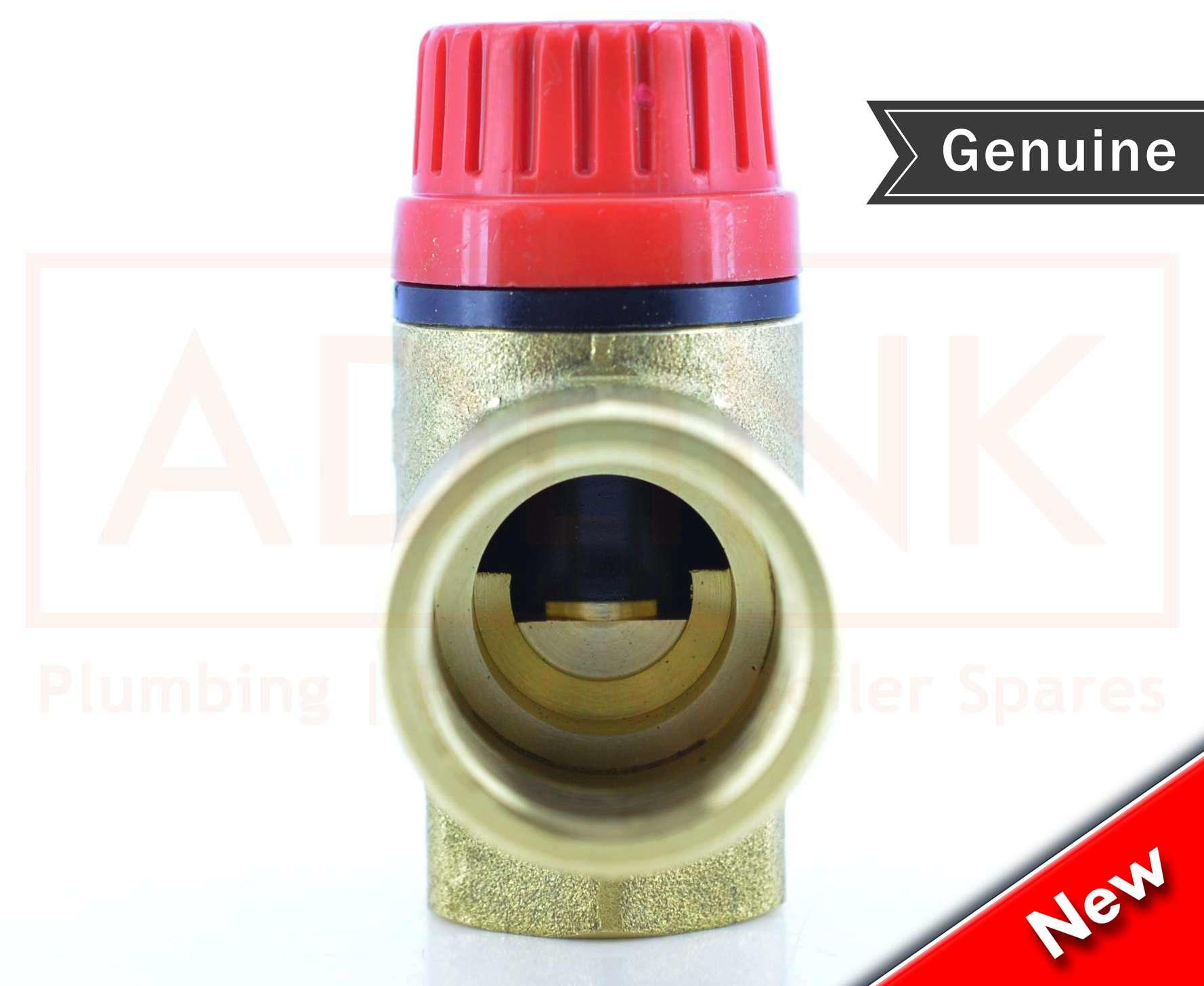 WORCESTER GREENSTAR RD329 RD428 RD532 PRESSURE RELIEF SAFETY VALVE 87174010120 WORCESTER GREENSTAR RD329 RD428 RD532 PRESSURE RELIEF SAFETY VALVE 87174010120