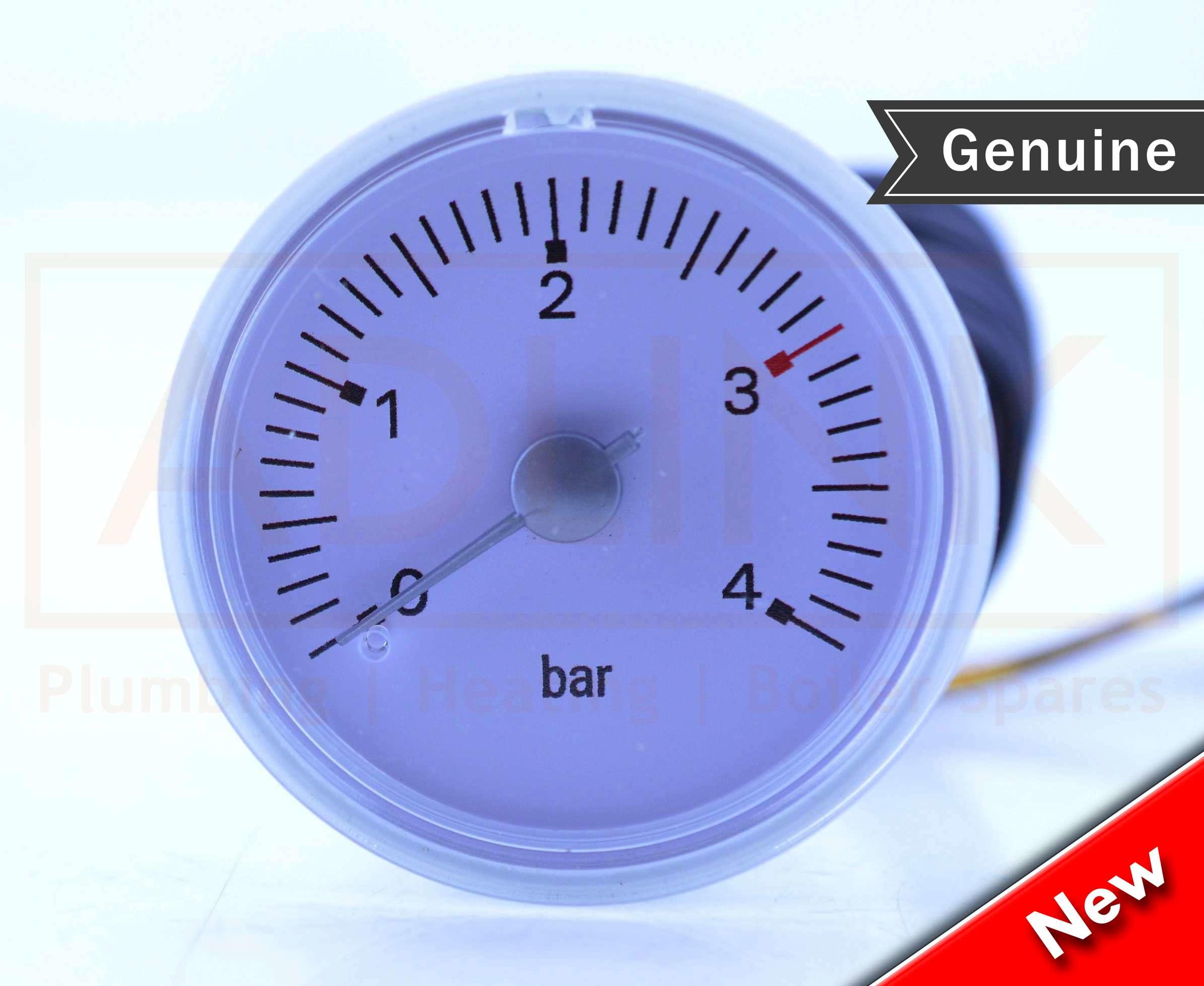 VOKERA UNICA 28HE 32HE 36HE BOILER PRESSURE GAUGE 2564