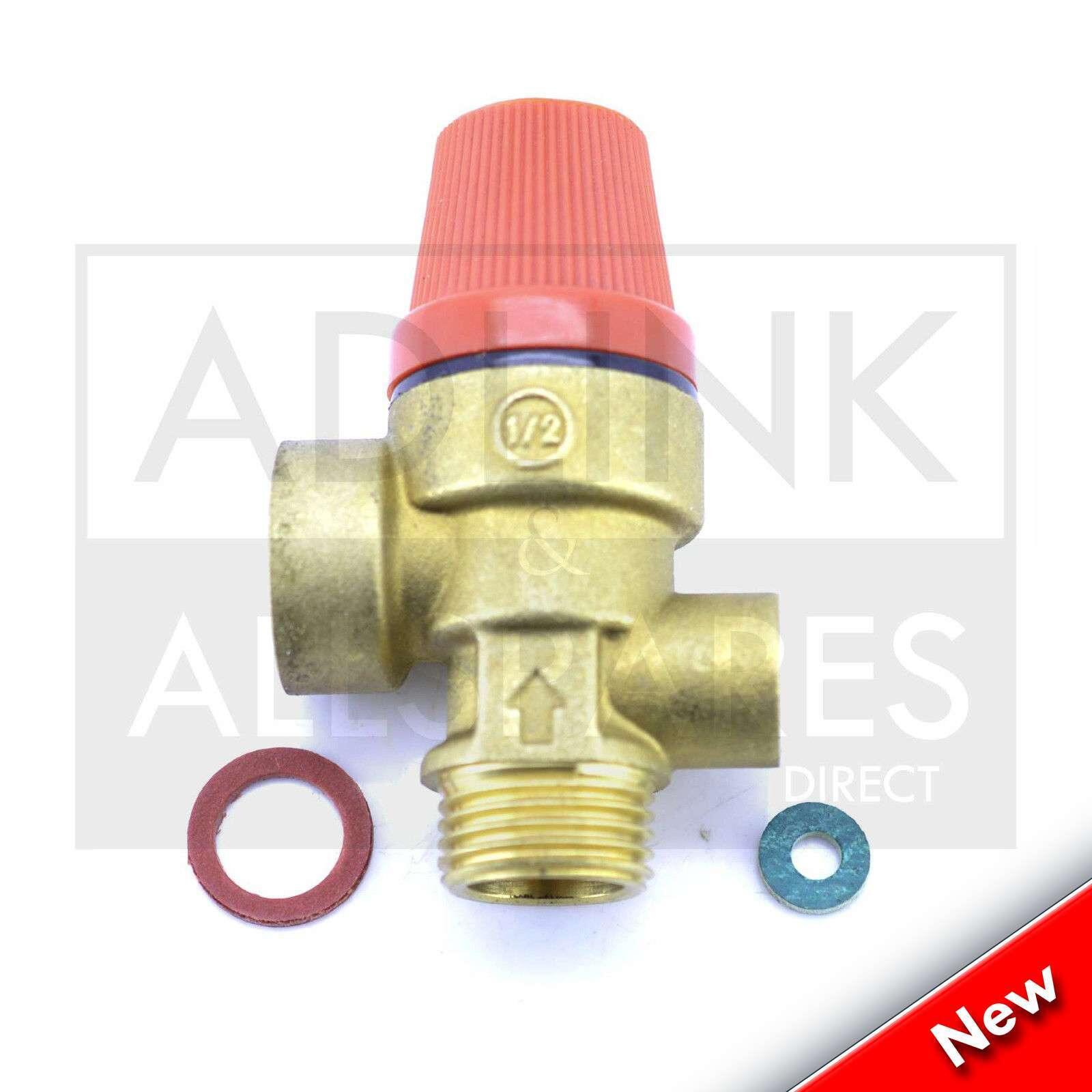 VAILLANT ECOMAX 824 828 835 E PRESSURE RELIEF SAFETY VALVE 190728