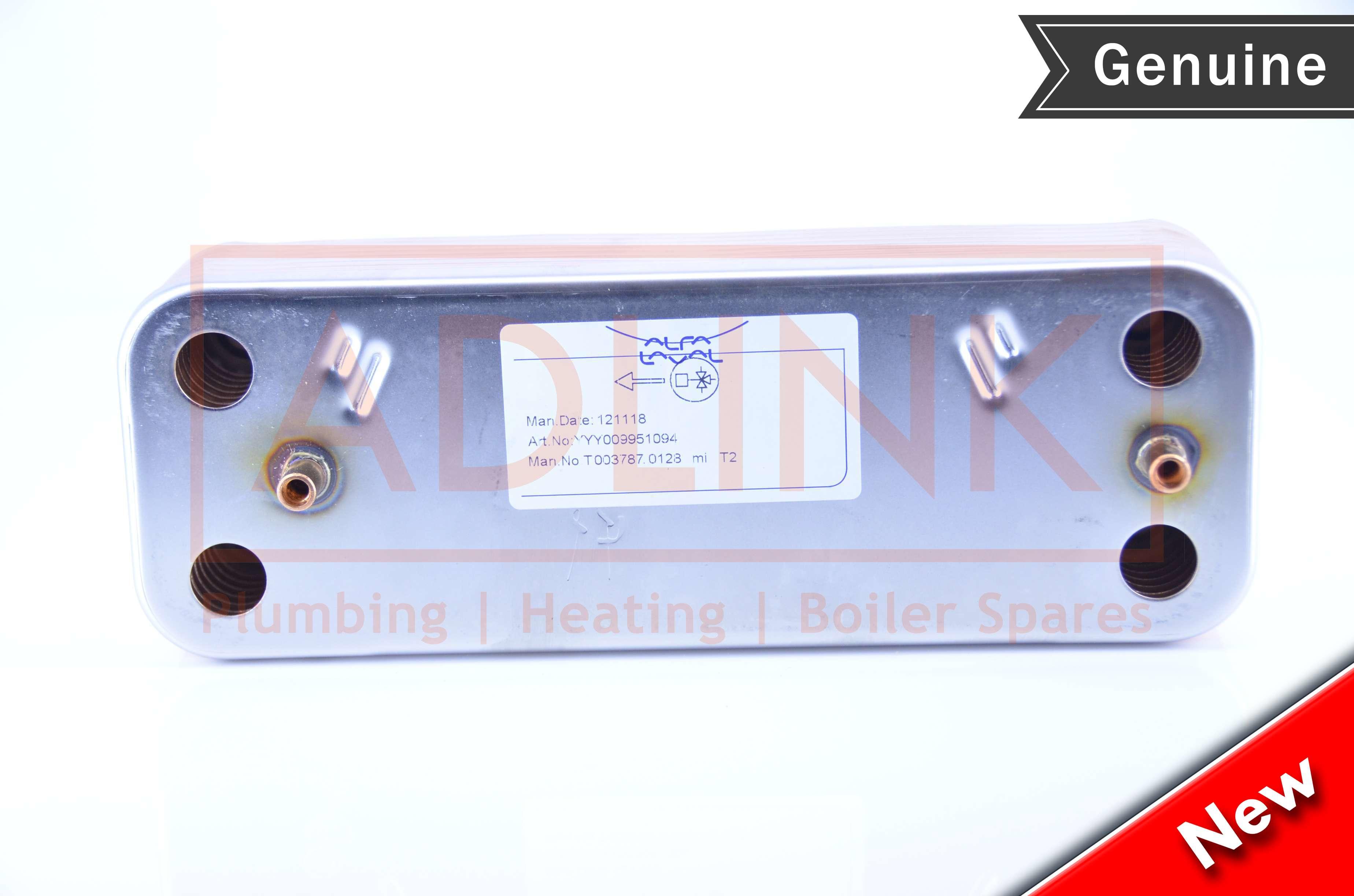 POTTERTON PERFORMA 28 30HE DHW HEAT EXCHANGER (16 PLATES ) 248048