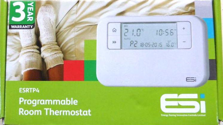 ESi 7 day, 5/2 or 24hr Programmable Room Thermostat ESRTP4