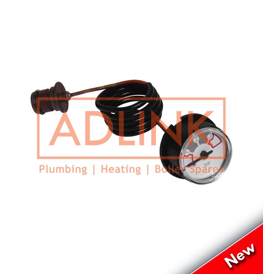 VOKERA VISION 25C & 30C ERP REV BOILER QUICK PRIMER PRESSURE GAUGE 20049617