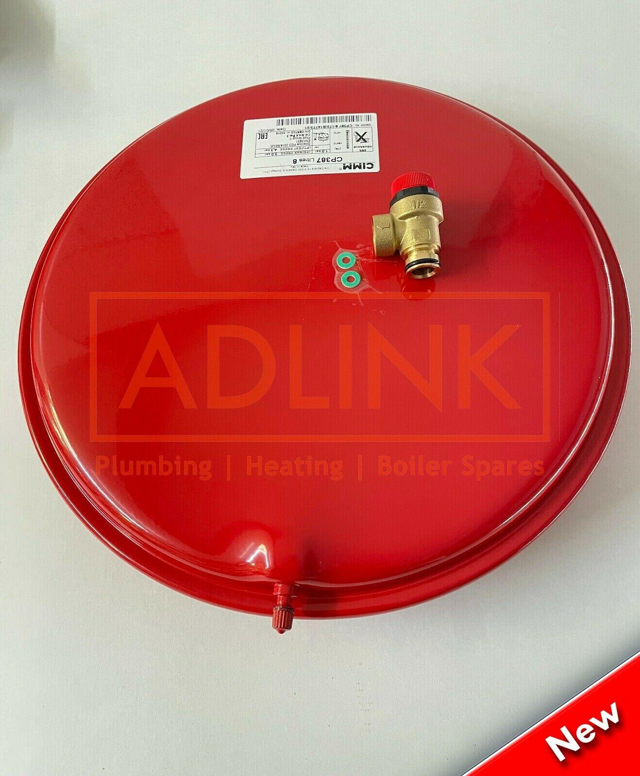 BAXI COMBI 80E & 105E EXPANSION VESSEL 248024 & PRV 248056