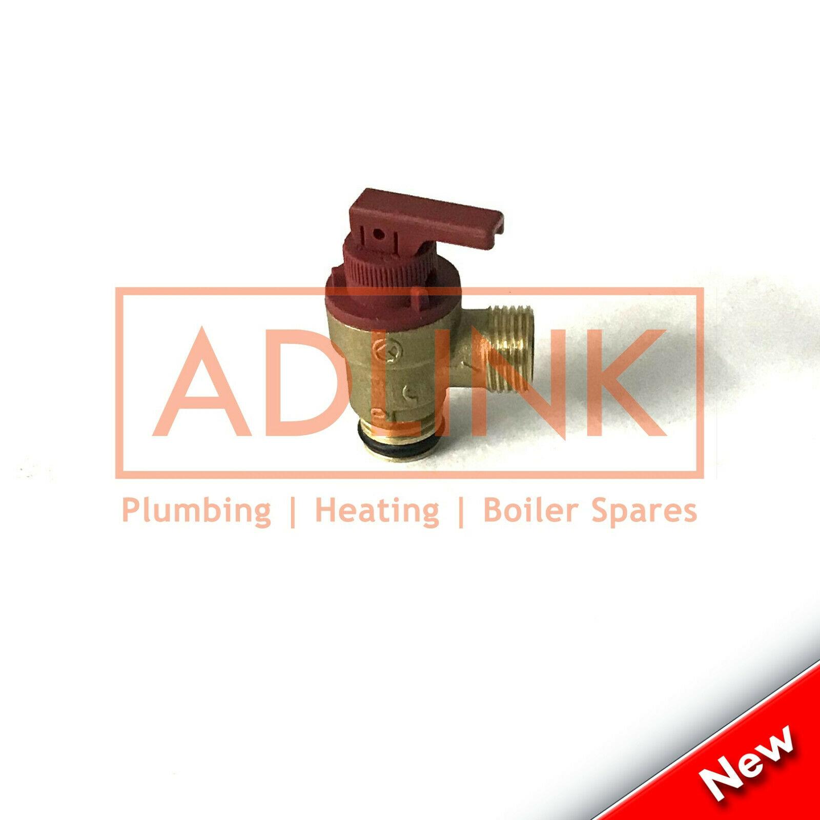VAILLANT ECOTEC PLUS VU 630 & 637 (BRASS) PRESSURE RELIEF VALVE 178985