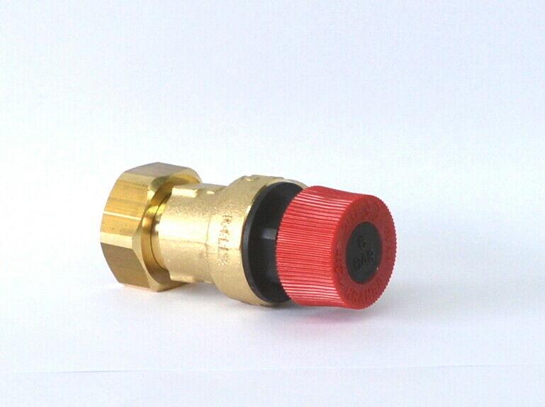 Copperform Unvented Cylinder Pressure Relief Valve with Loose Nut