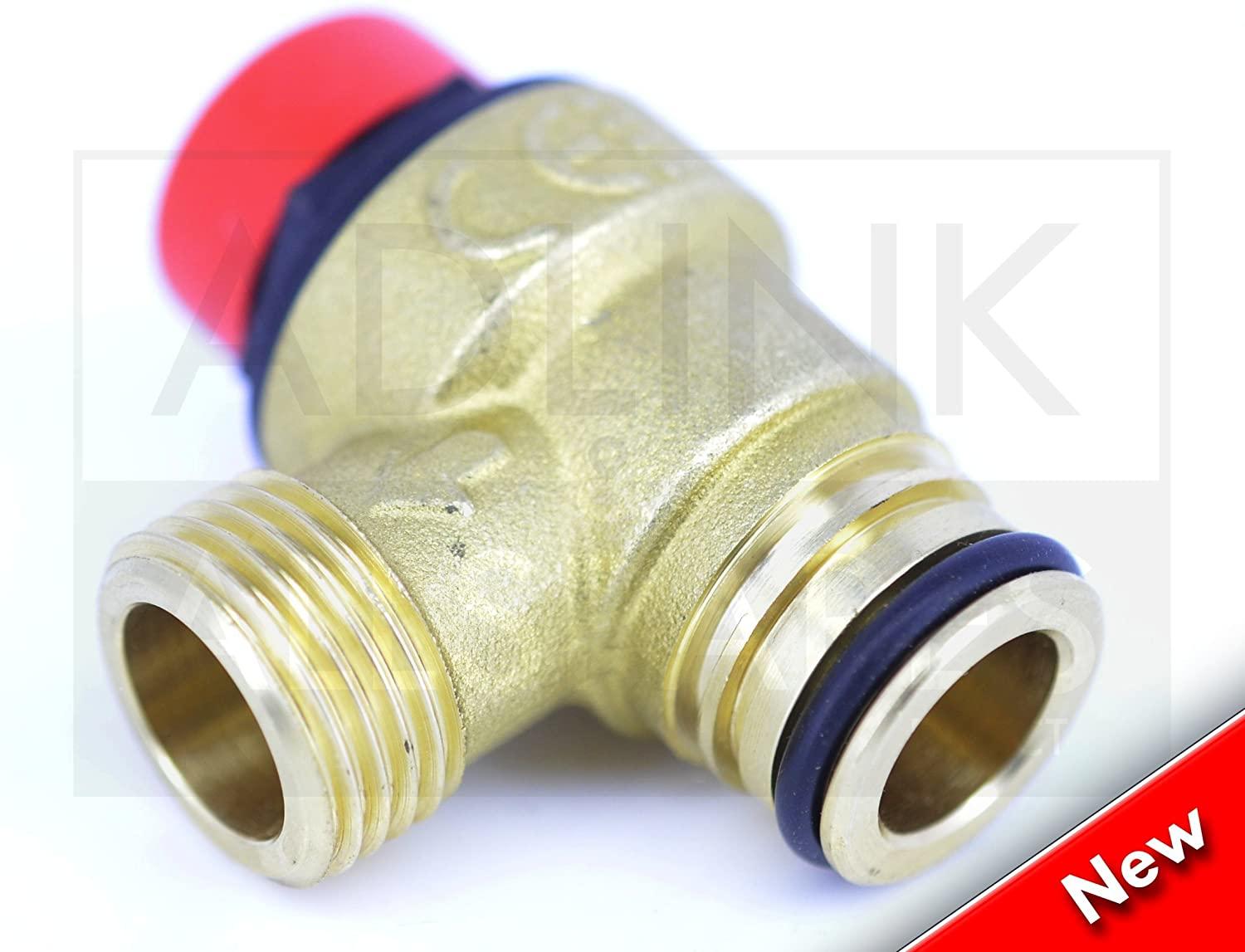 VAILLANT ECOFIT PURE 825 830 & 835 VUW BOILER PRESSURE RELIEF VALVE 178985