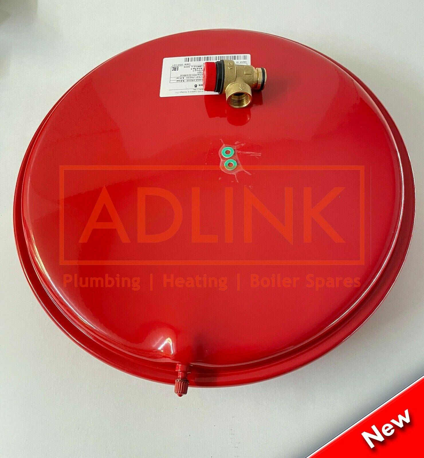 BAXI COMBI 80E & 105E EXPANSION VESSEL 248024 & PRV 248056