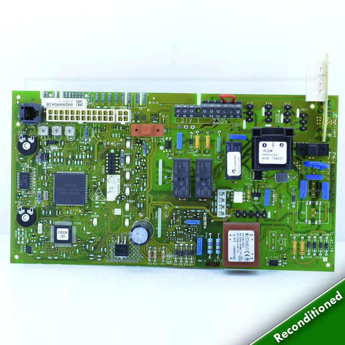 VAILLANT TURBOMAX PLUS 824E u0026 828E BOILER PCB 0020034604