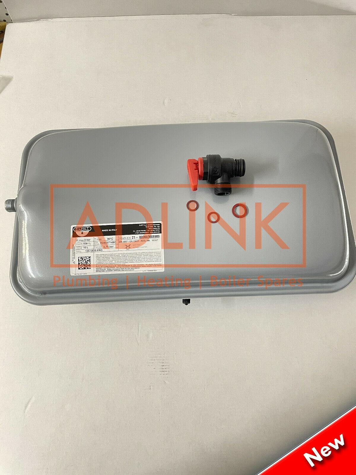 VAILLANT HOME COMBI 25 30 & 35 BOILER EXPANSION VESSEL 181051 & PRV 178985