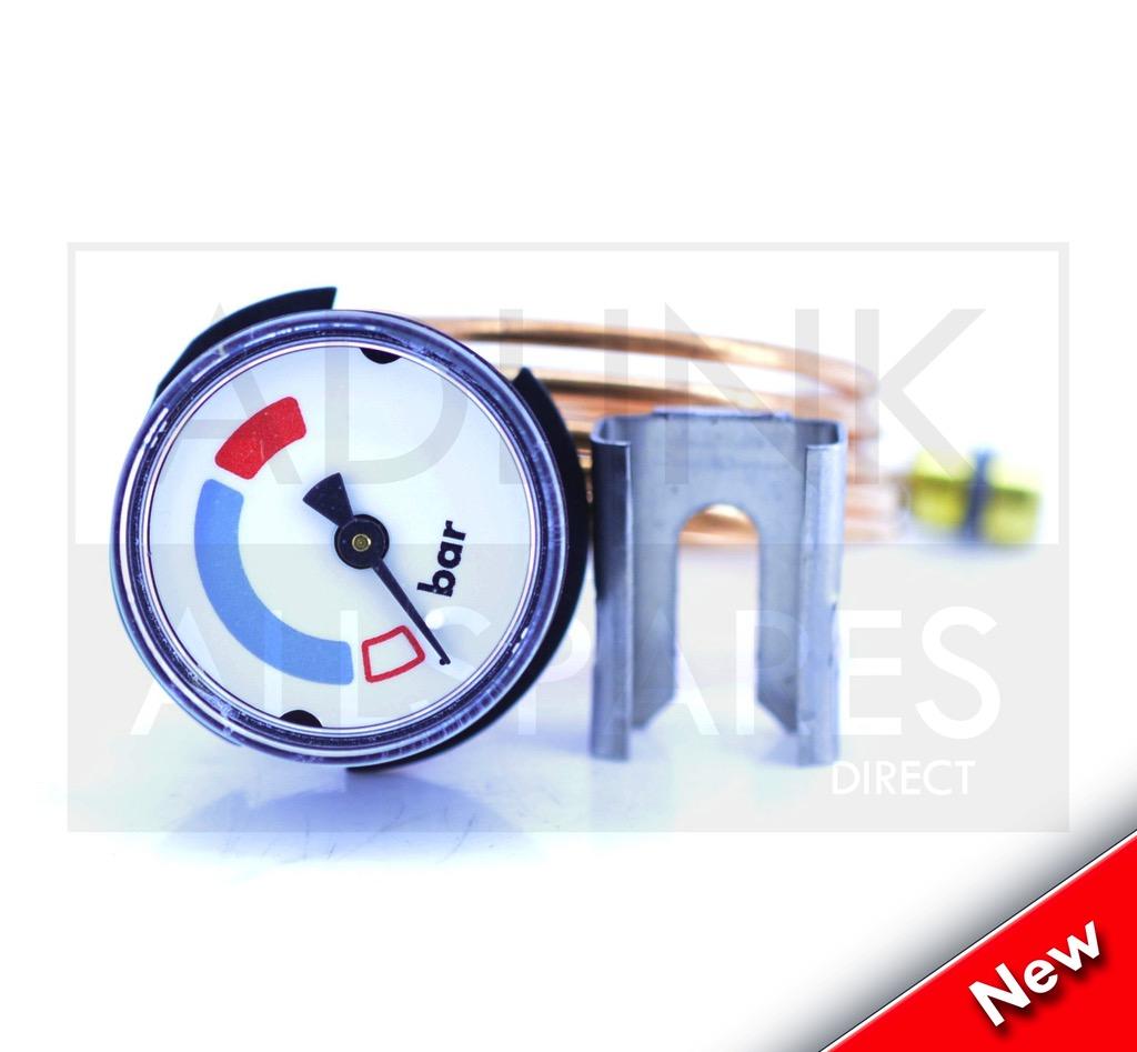 VAILLANT ECOTEC EXCLUSIVE VUW 832 838 BOILER PRESSURE GAUGE 180982