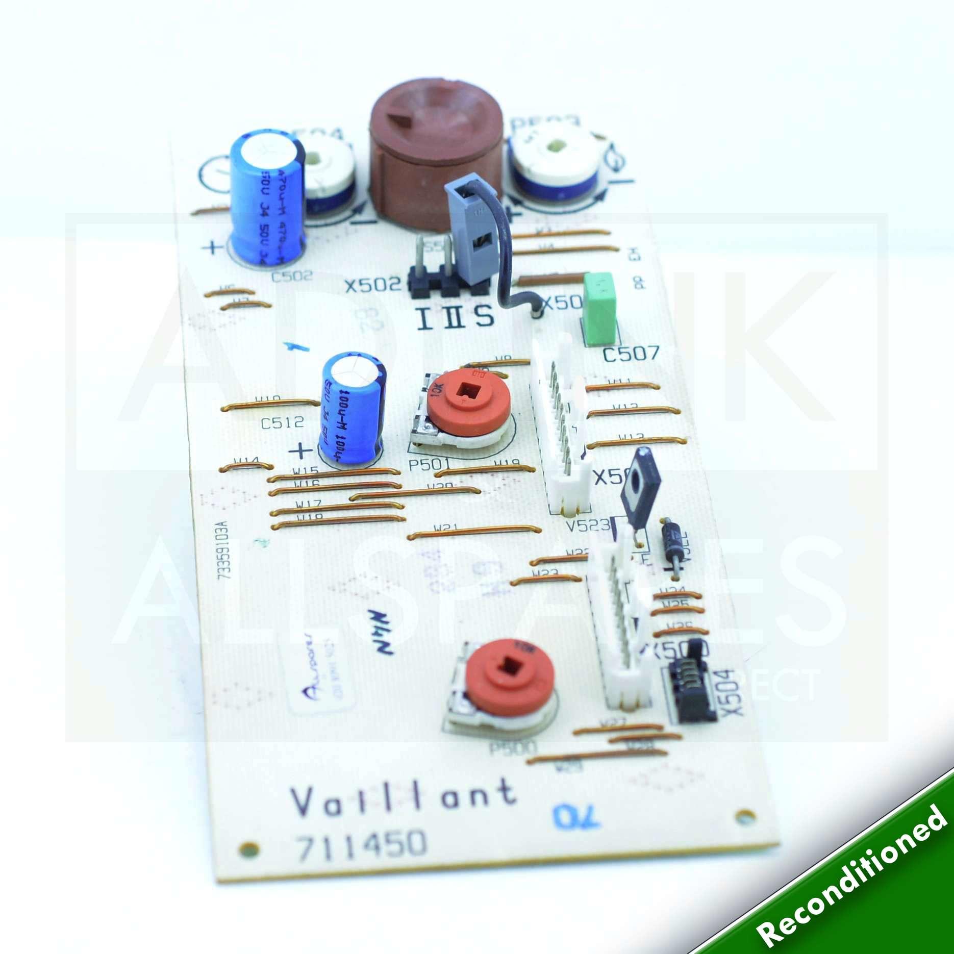 VAILLANT TURBOMAX VUW 242E & 282E BOILER DISPLAY BOARD 130390